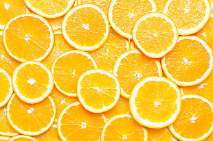 sliced orange citrus fruits