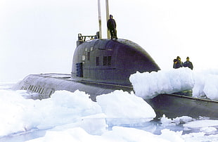 black submarine, 705 Lira, Alfa-class submarine, nuclear submarines, military HD wallpaper