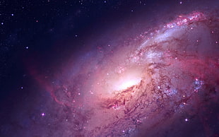 Milky Way illustration HD wallpaper