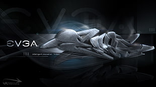 EVGA digital wallpaper, Intel, AMD, window, Gigabyte