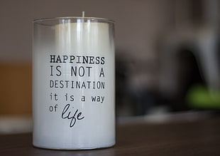 happiness is not a destination it is a way of life quote HD wallpaper