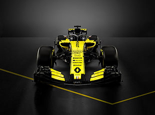 yellow and black go kart