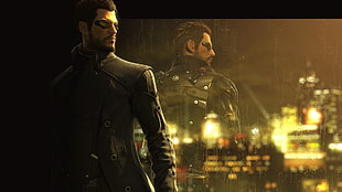 Deux X digital wallpaper, Deus Ex: Mankind Divided