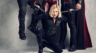 Avengers: Infinity War, Scarlett Johansson, Natasha Romanoff, Black Widow HD wallpaper