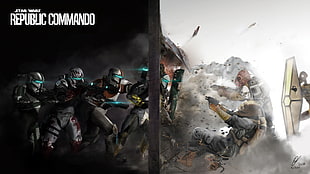 Star Wars Republic Commando digital wallpaper, video games, Rainbow Six: Siege, Star Wars