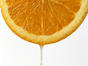 Orange sliced juice