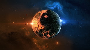 doom earth in the universe photo HD wallpaper