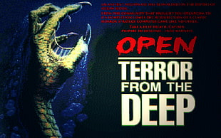 Terror from the Deep poster, X-COM, OpenXcom, OpenTFTD, deep sea HD wallpaper