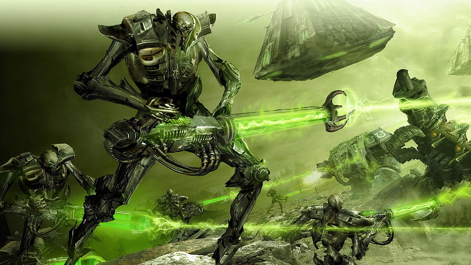 alien illustration HD wallpaper