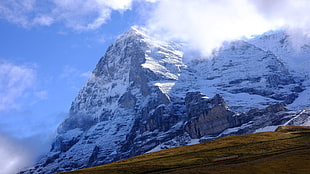snow-capped mountain, mountains, train, Switzerland, Jungfraujoch HD wallpaper