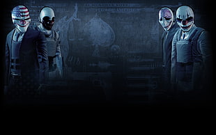 Payday 2 poster, Payday 2, video games