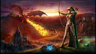 artwork, war, armor, fire