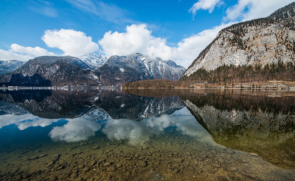 gray and white mountain, nature HD wallpaper