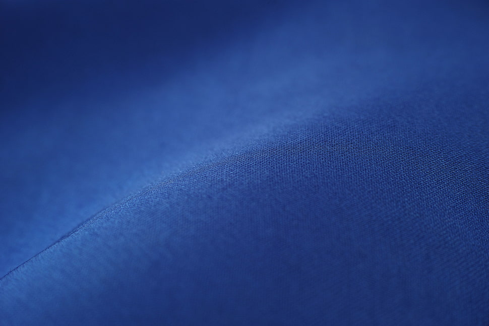 blue textile HD wallpaper