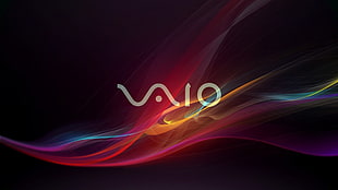 Sony Vaio logo, Sony, VAIO, colorful, shapes