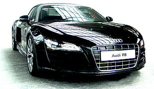 black Audi r8