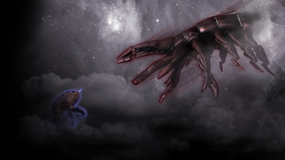 mythical creature illustration HD wallpaper