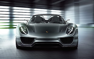 silver Porsche car, car, Porsche