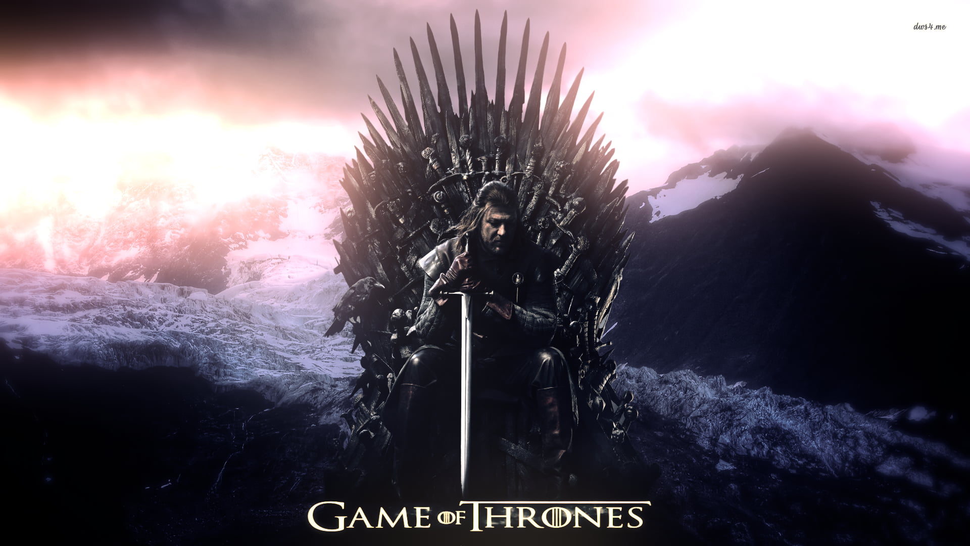 Game of Thrones cover, Ned Stark, House Stark, Game of Thrones, Iron Throne