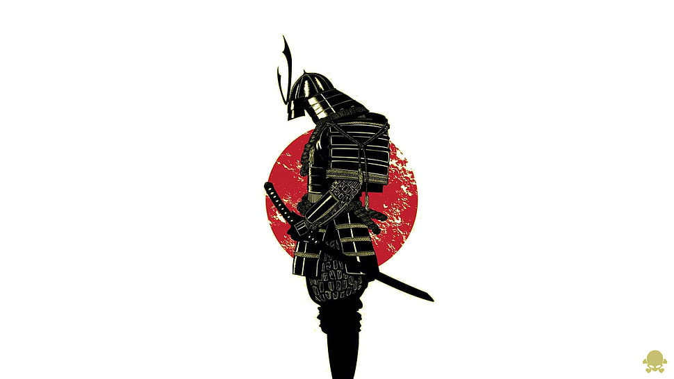 samurai character figure HD wallpaper