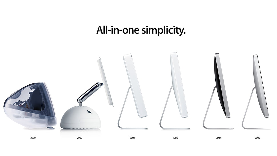 All-in-one simplicity iMac generation HD wallpaper