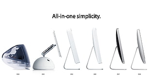 All-in-one simplicity iMac generation