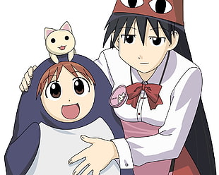 anime characters with kitten