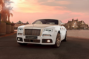 white Rolls Royce Phantom