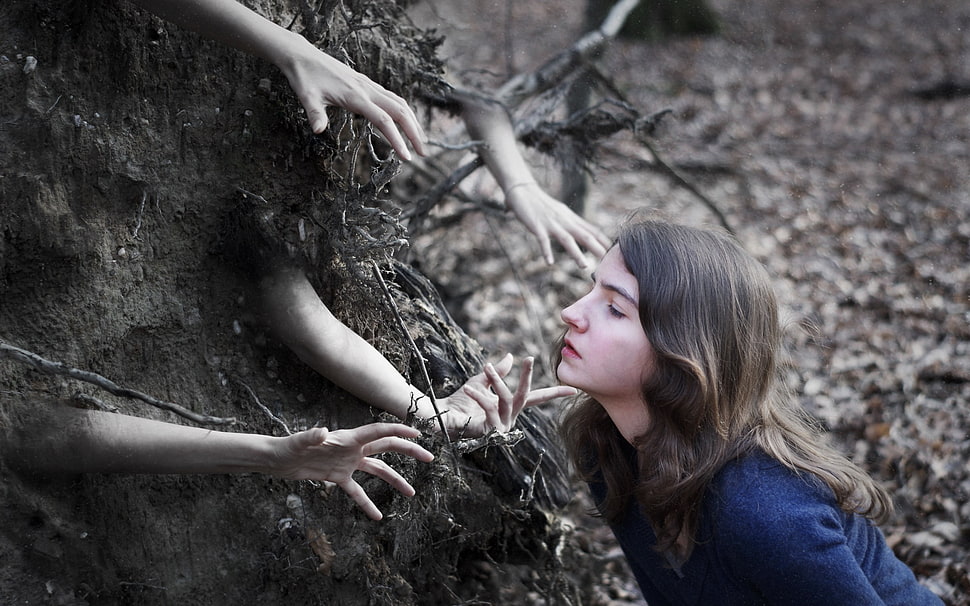creepy, evil, death, corpse HD wallpaper