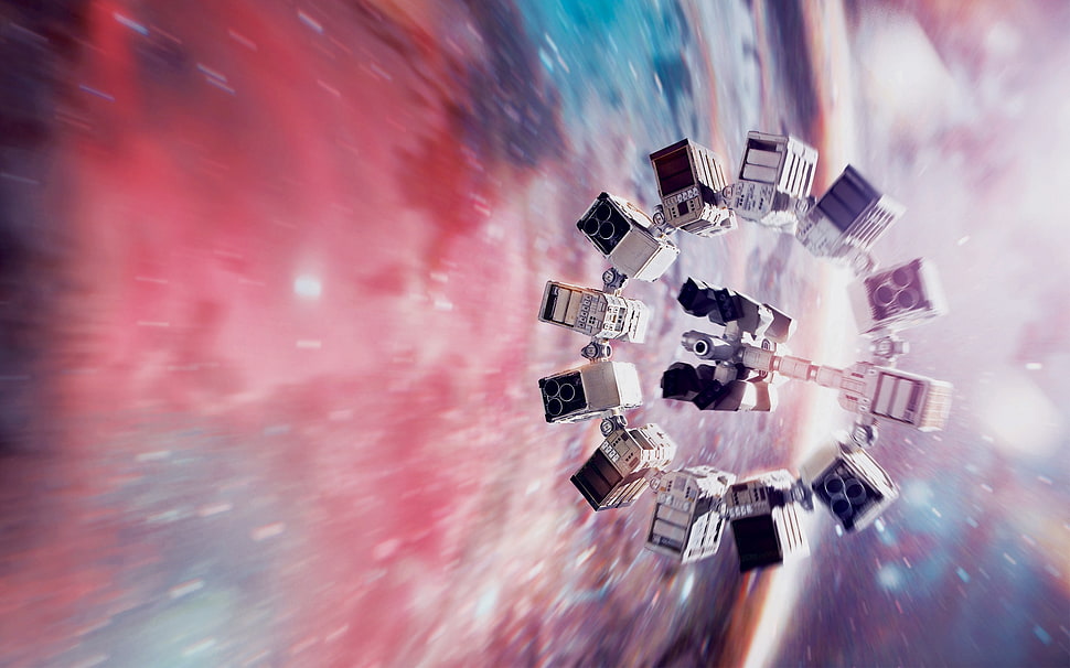 White satellite, Interstellar (movie) HD wallpaper | Wallpaper Flare