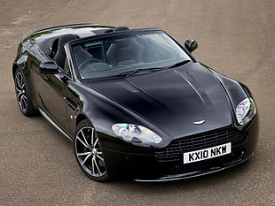 black Aston Martin DB series