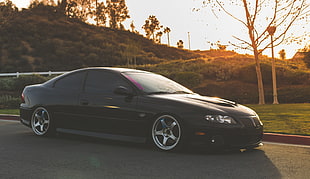black Pontiac GTO coupe