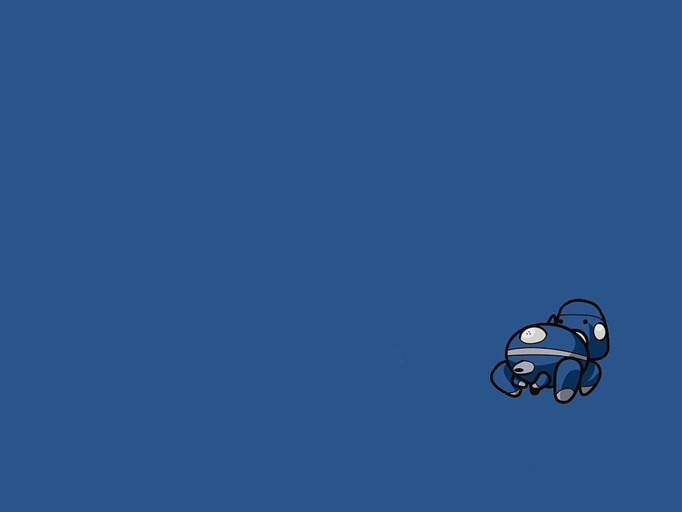 blue character illustration, anime, Ghost in the Shell, Tachikoma HD wallpaper