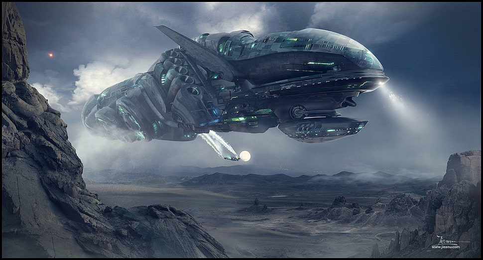 space, spaceship HD wallpaper