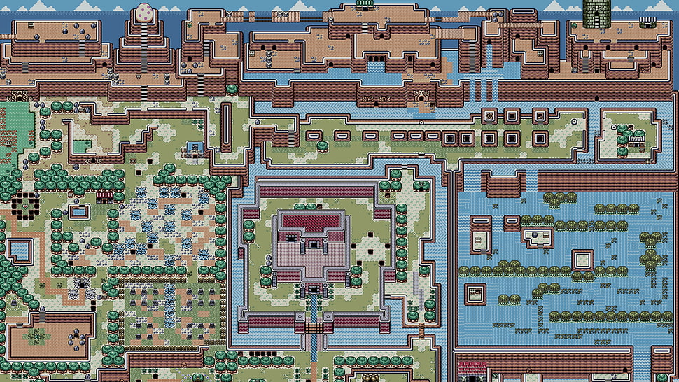 Pokemon map format, The Legend of Zelda, retro games, video games HD wallpaper