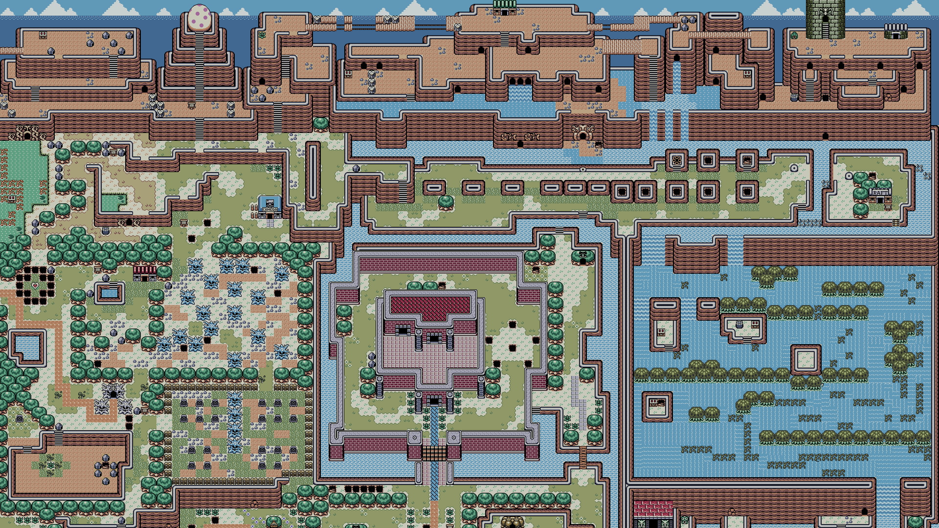 Pokemon map format, The Legend of Zelda, retro games, video games.