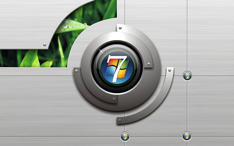 Windows 7 logo HD wallpaper