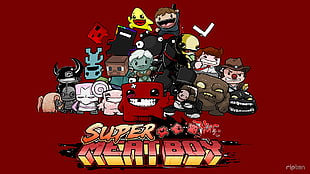 Super Meat Boy illustration