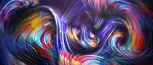 purple, pink, and blue abstract wallpaper
