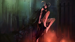 woman with horns wallpaper HD wallpaper
