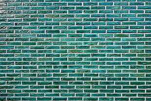 green brick wall, Wall, Brick, Texture