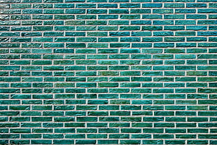 green brick wall, Wall, Brick, Texture