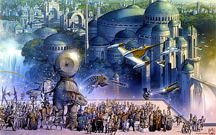 Star Wars painting, Star Wars HD wallpaper