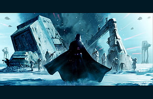 Star Wars digital wallpaper, Darth Vader