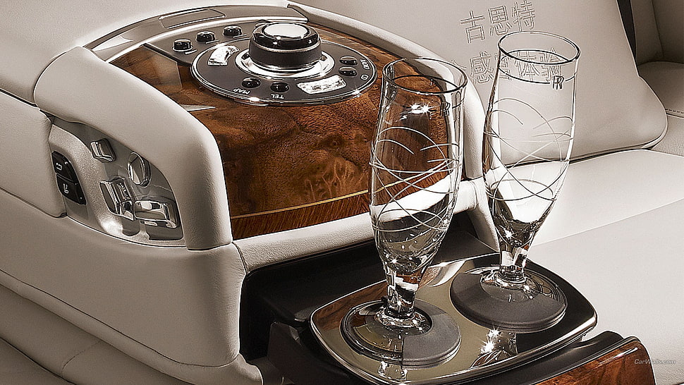 two stainless steel cooking pots, Rolls-Royce Ghost, car HD wallpaper