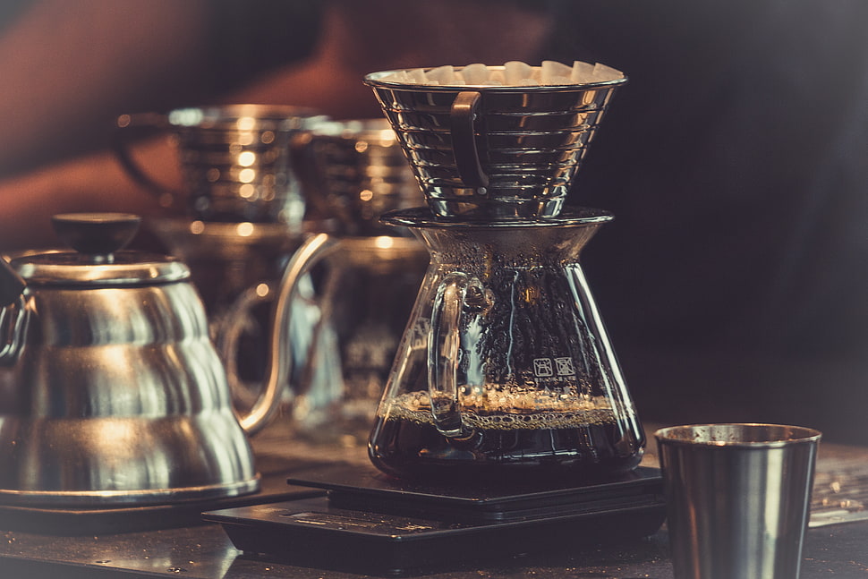 grey kettle lot HD wallpaper