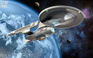 Star Trek digital wallpaper, Star Trek, spaceship, space