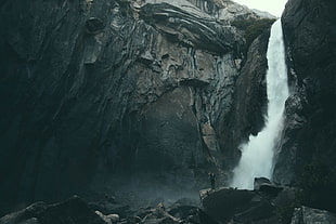 waterfalls digital wallpaper, Noel Alvarenga, photography, Chill Out, landscape