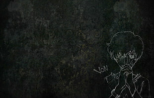 sketch illustration of female character, Zankyou no Terror, Hisami Touji, anime boys, anime