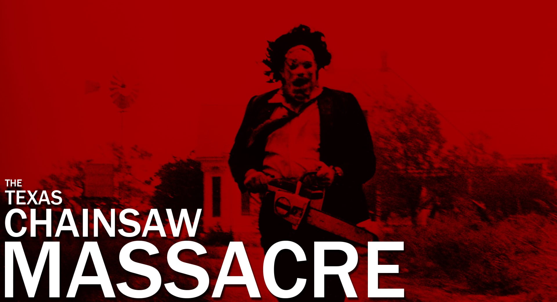2736x1824 resolution | red background The Texas Chainsaw Massacre text ...